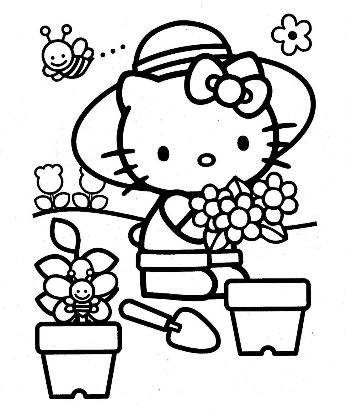 Мебель для Хелло Китти раскраска