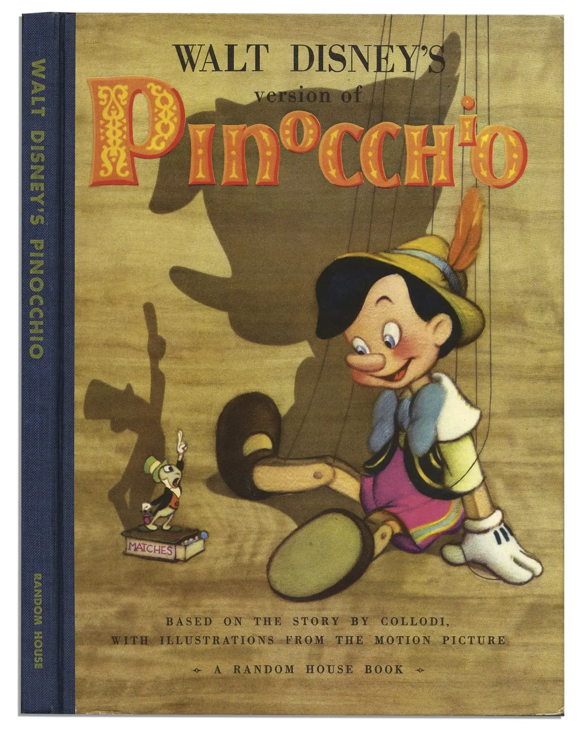 Уолт Дисней Пиноккио обложка