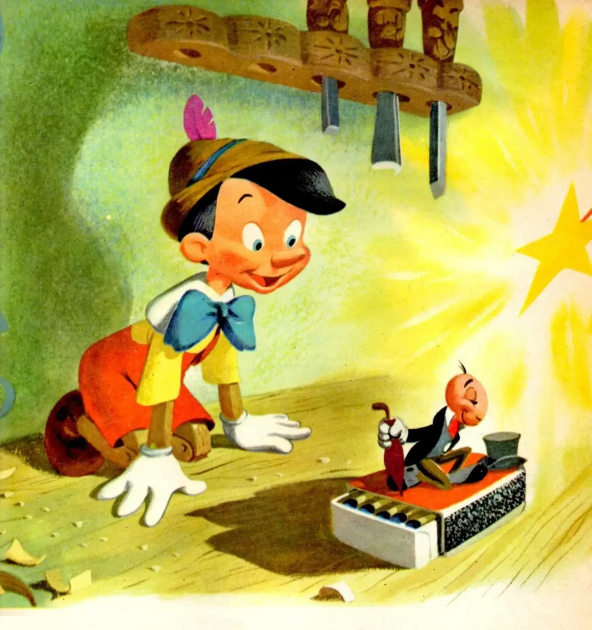 Пиноккио иллюстрации Гуслев