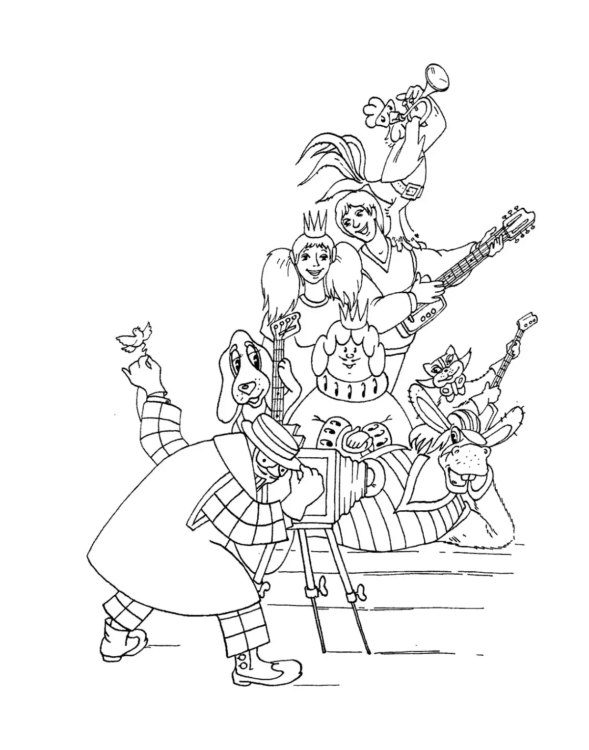 Волшебник изумрудного города раскраска Элли и Тотошка