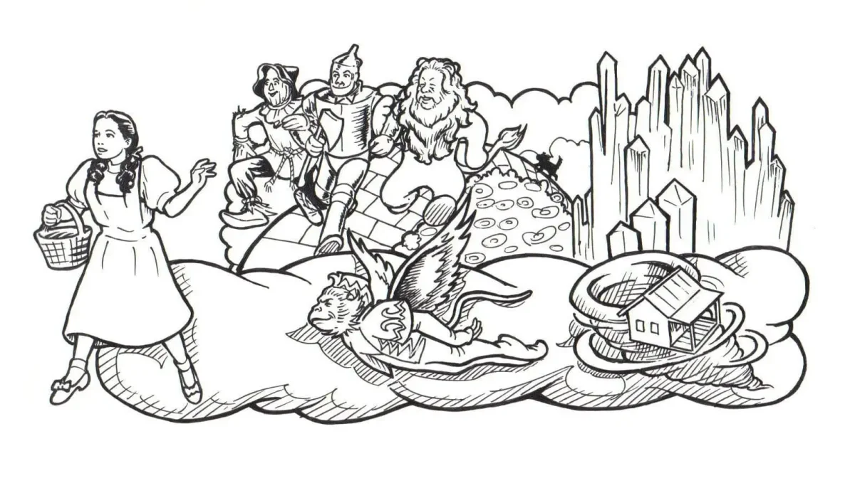 Волшебник изумрудного города летучие обезьяны