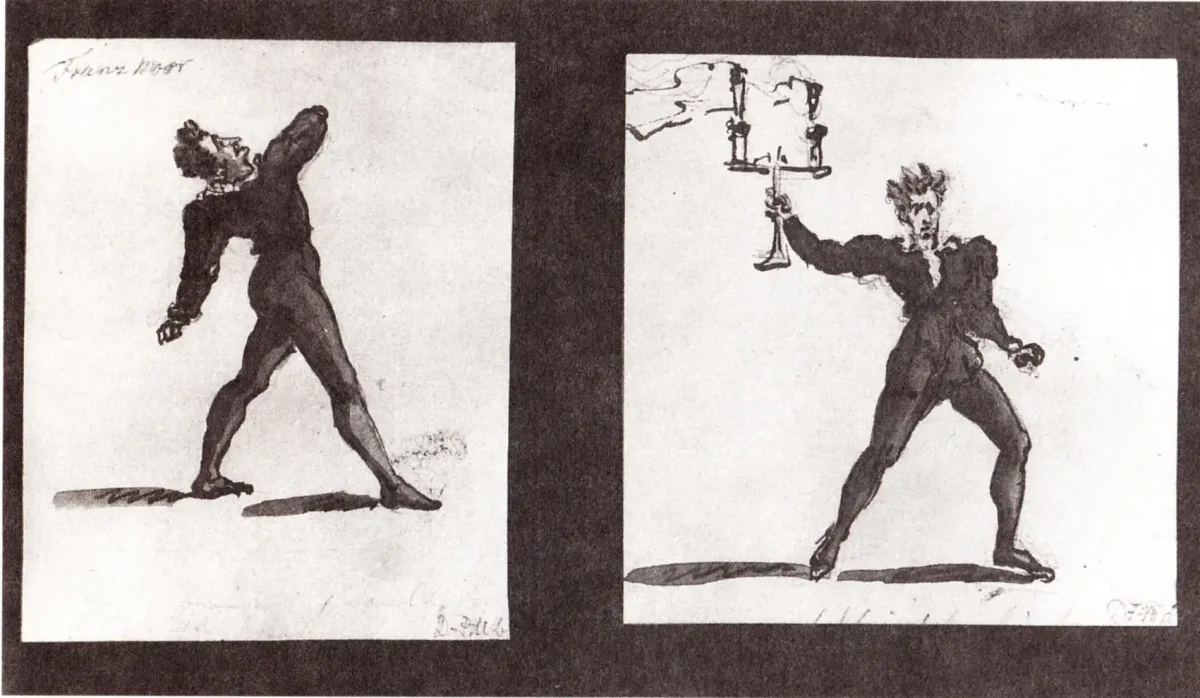 Рисунок к басне перчатка