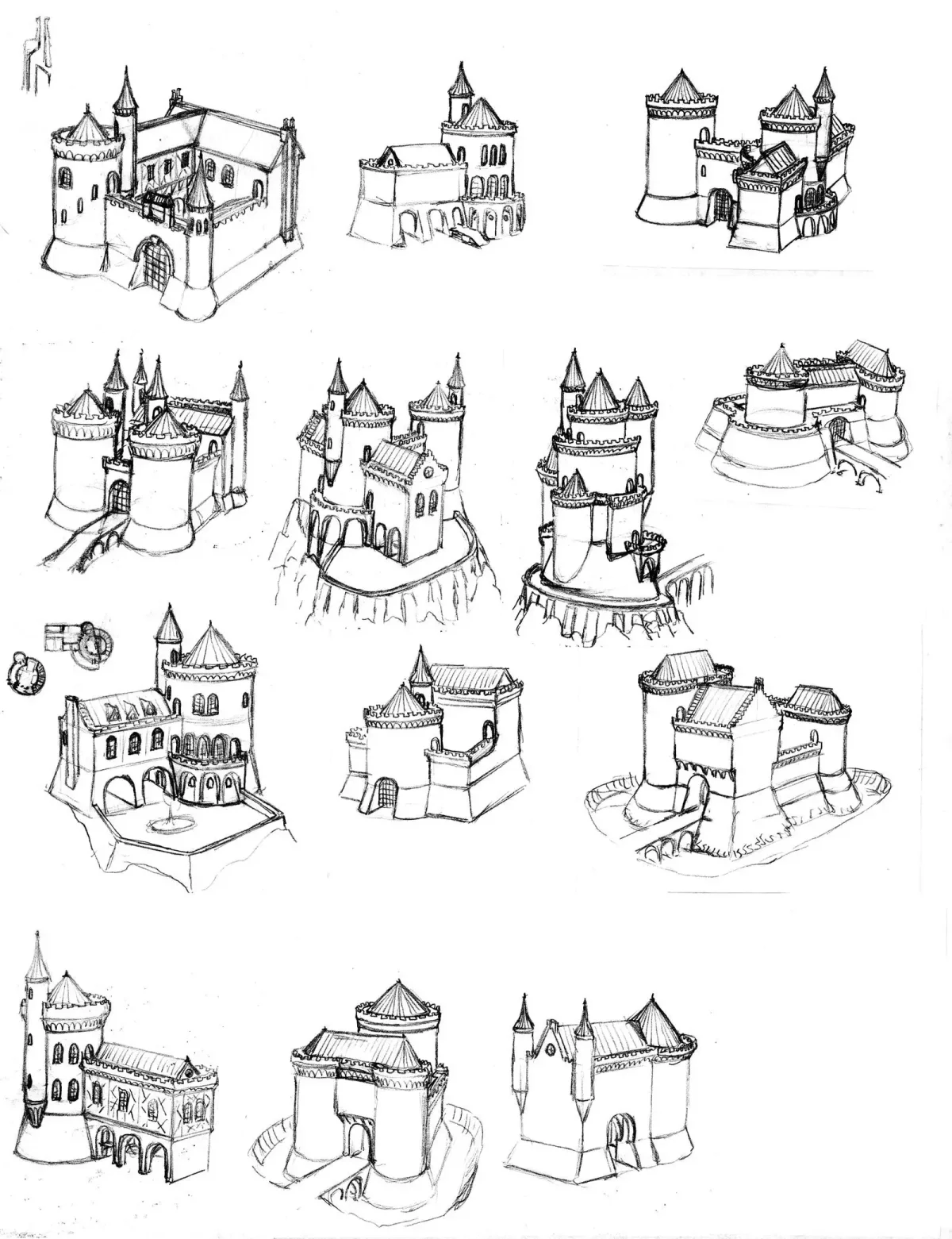 Чертеж крепости