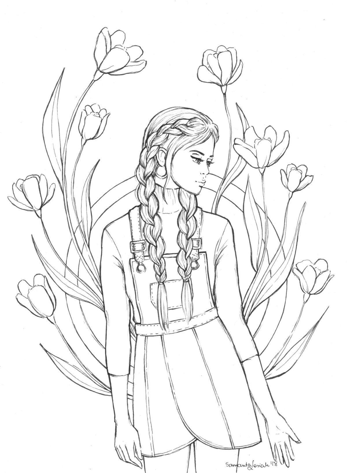 Раскраска мамины помощники