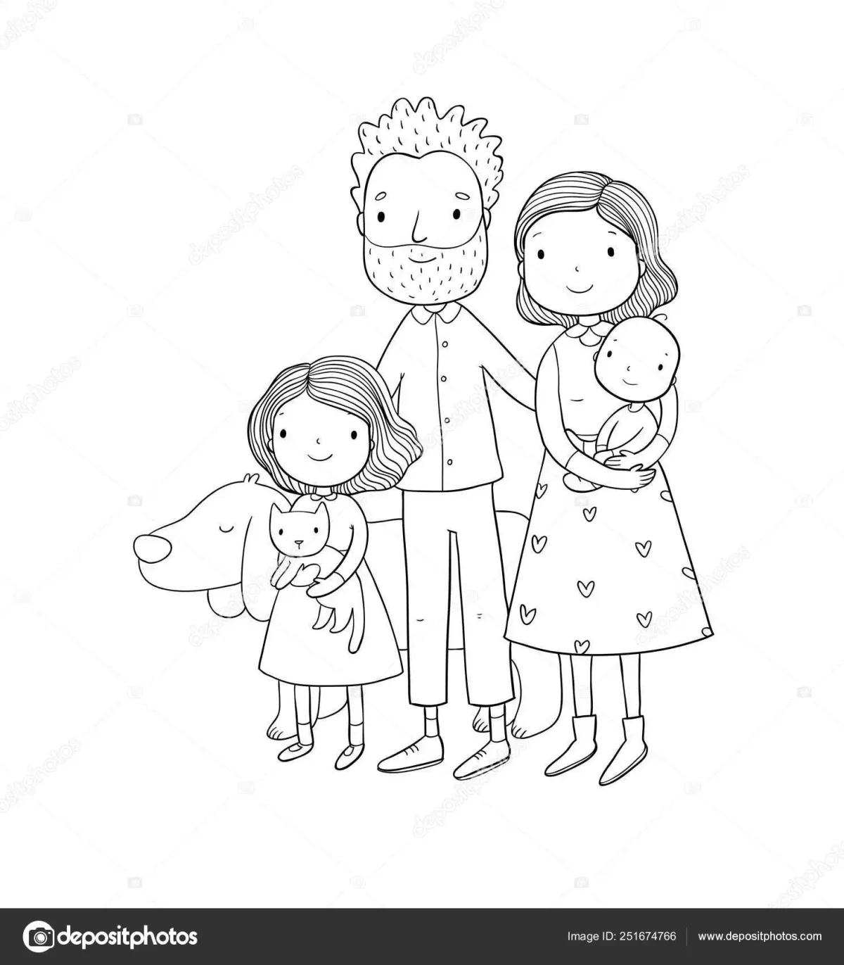 Дети наряжают елку раскраска