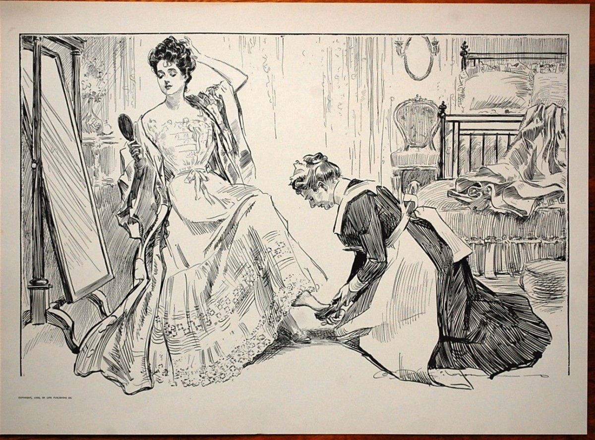 Чарльз дана Гибсон картины