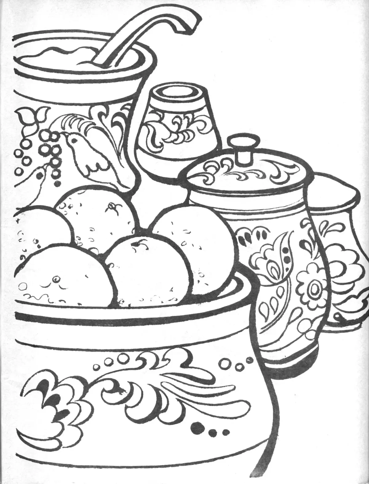 Раскраска мультяшный кот и собака