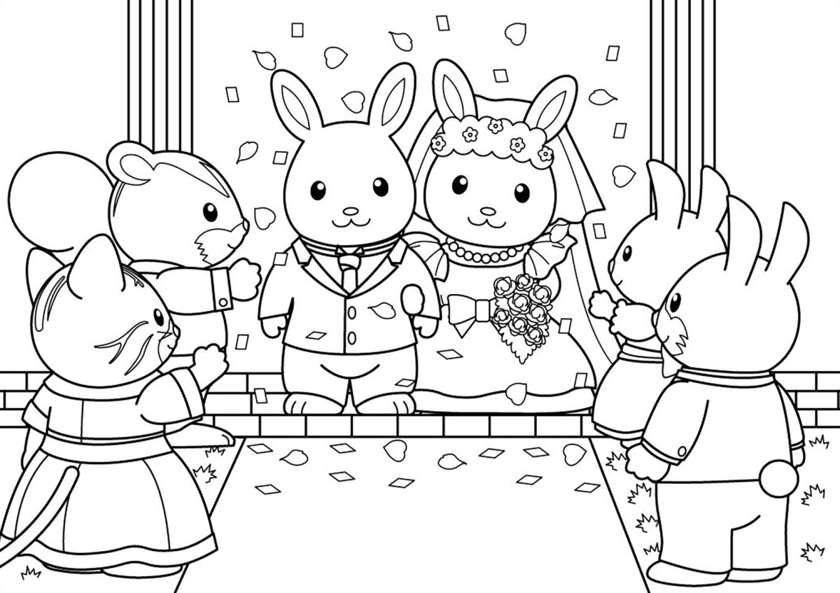 Раскраска Сильваниан Фэмили