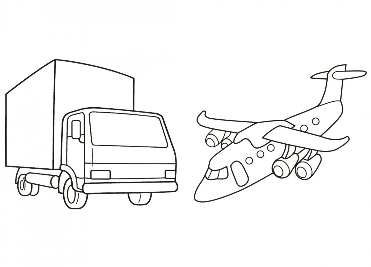 5 Машинок раскраска