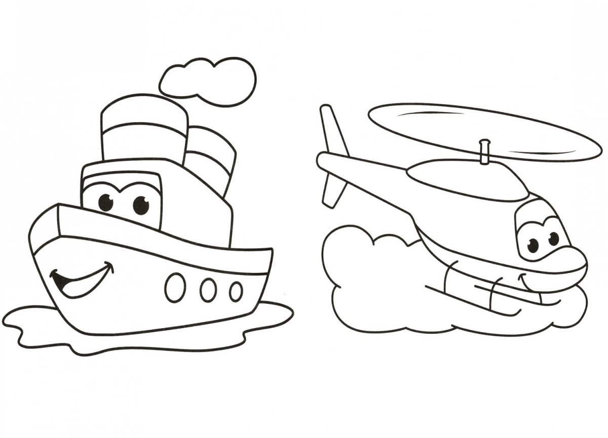 Раскраски для мальчиков двойные