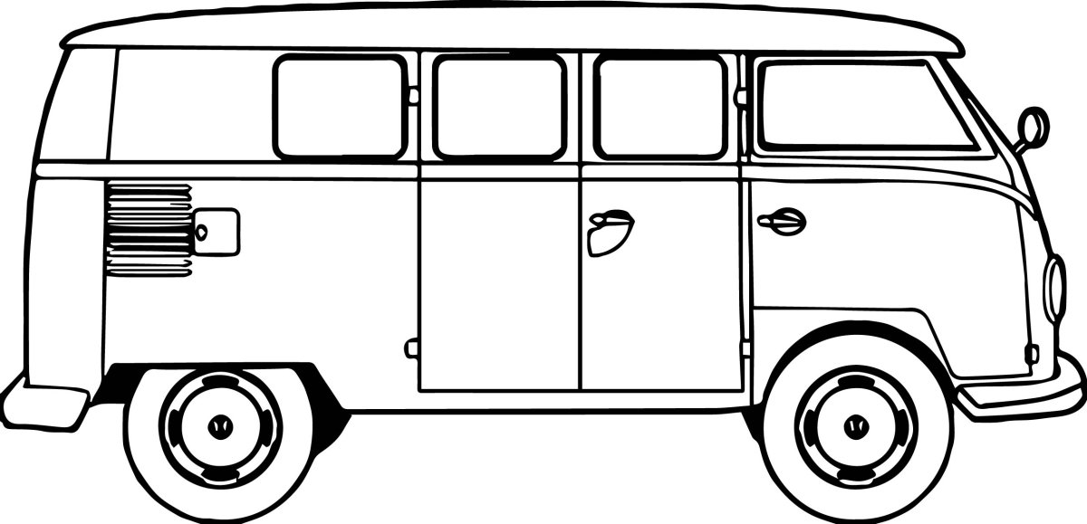 Буханка машина раскраска для детей