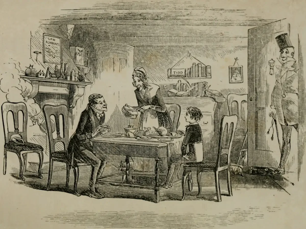 Роспись Чарльза Диккенса