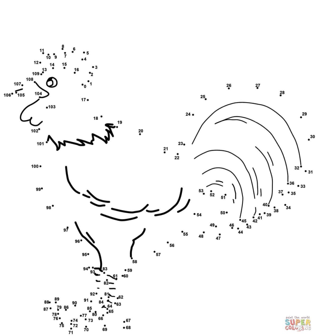 Рисование по точкам сказки