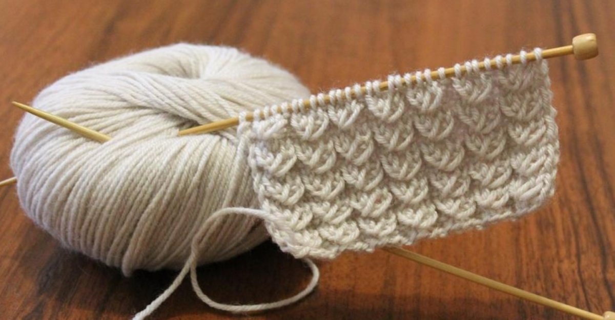 Узор гусиные лапки крючком схема