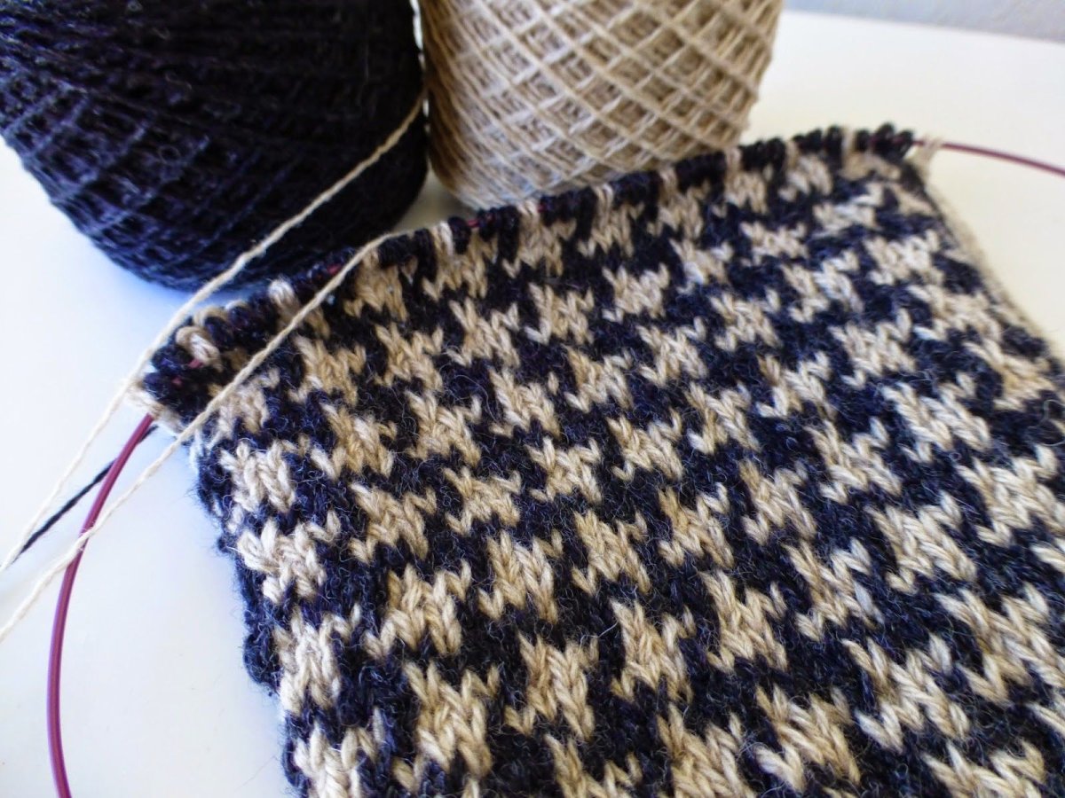 Схема вязания гусиные лапки спицами описание узора