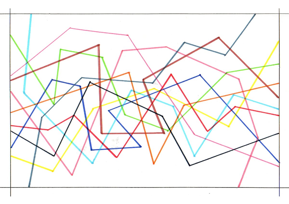 Ломаные линии абстракция
