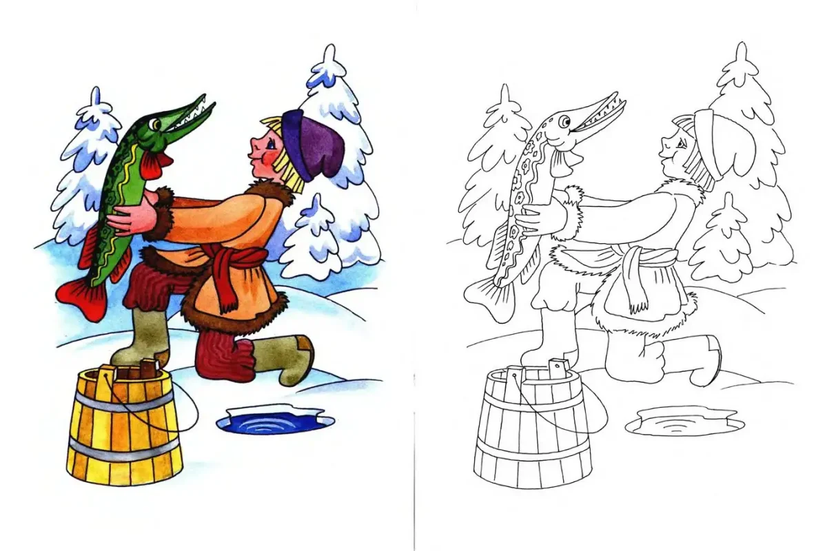 Петя петушок рисунок