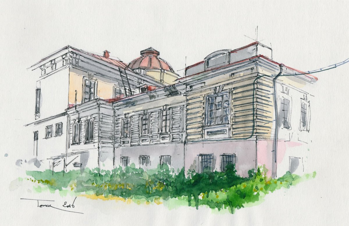 Силуэт города Томска