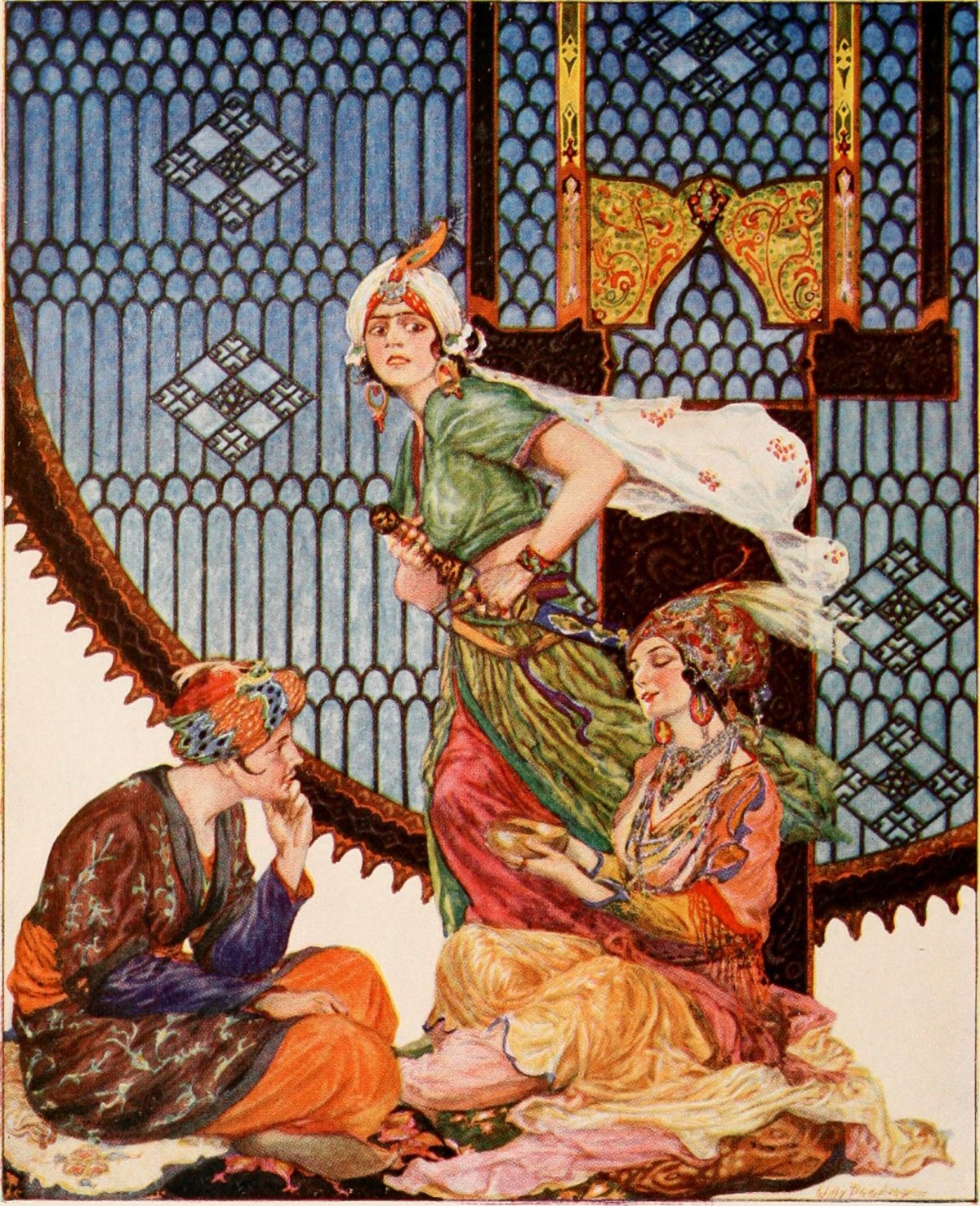 Таинственный сад иллюстрации Oksana Ternavskaya