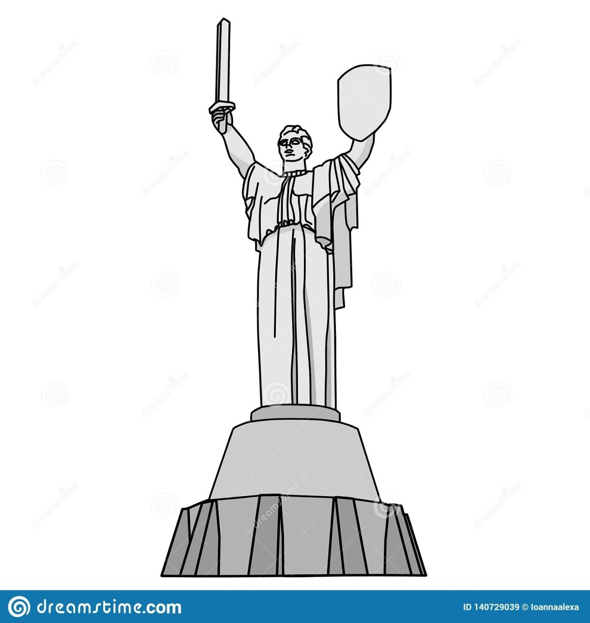 Родина мать Киев рисунок