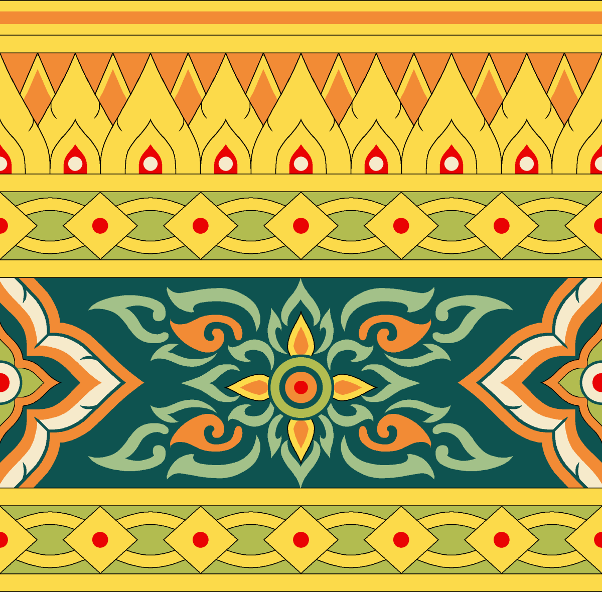 Цыганский орнамент