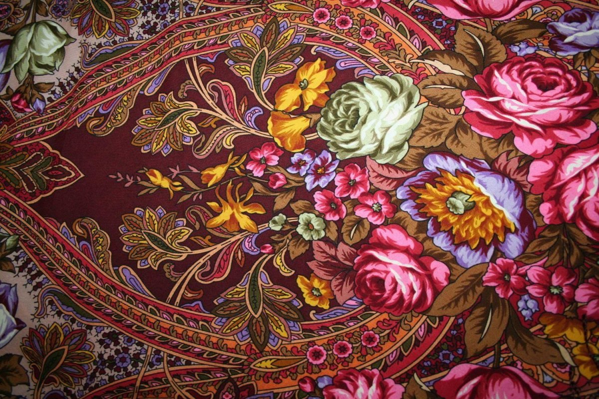 Шаль Павловопосадская 1862