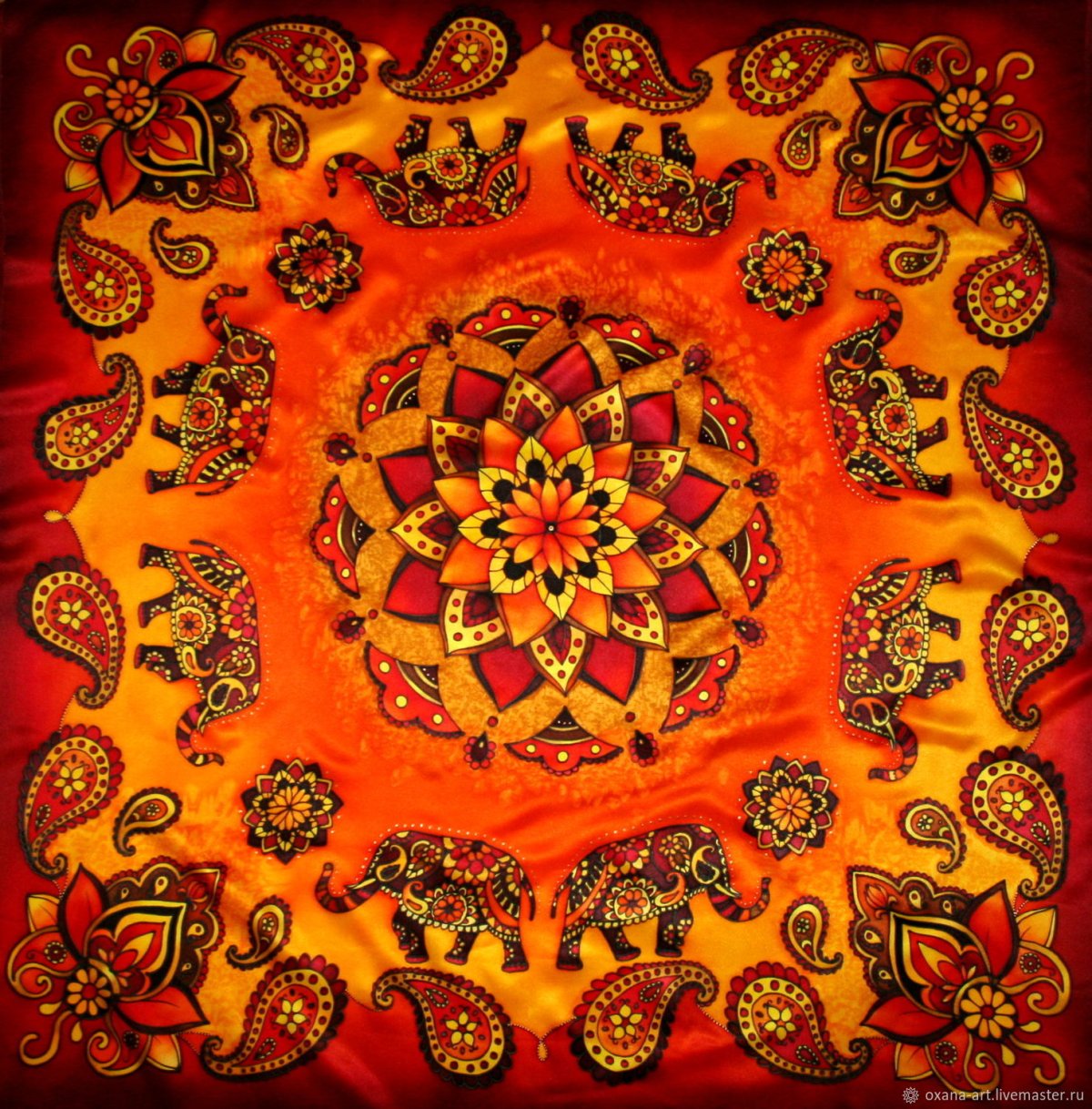 Арабский векторный орнамент