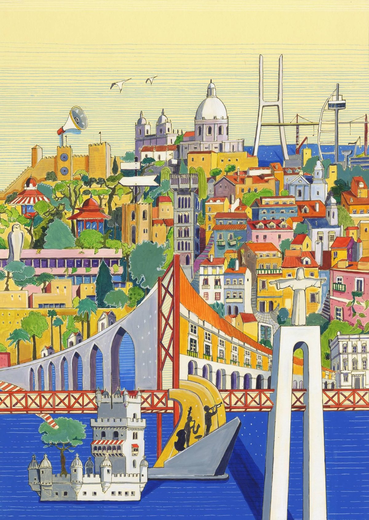 Обои Лиссабон трамвай