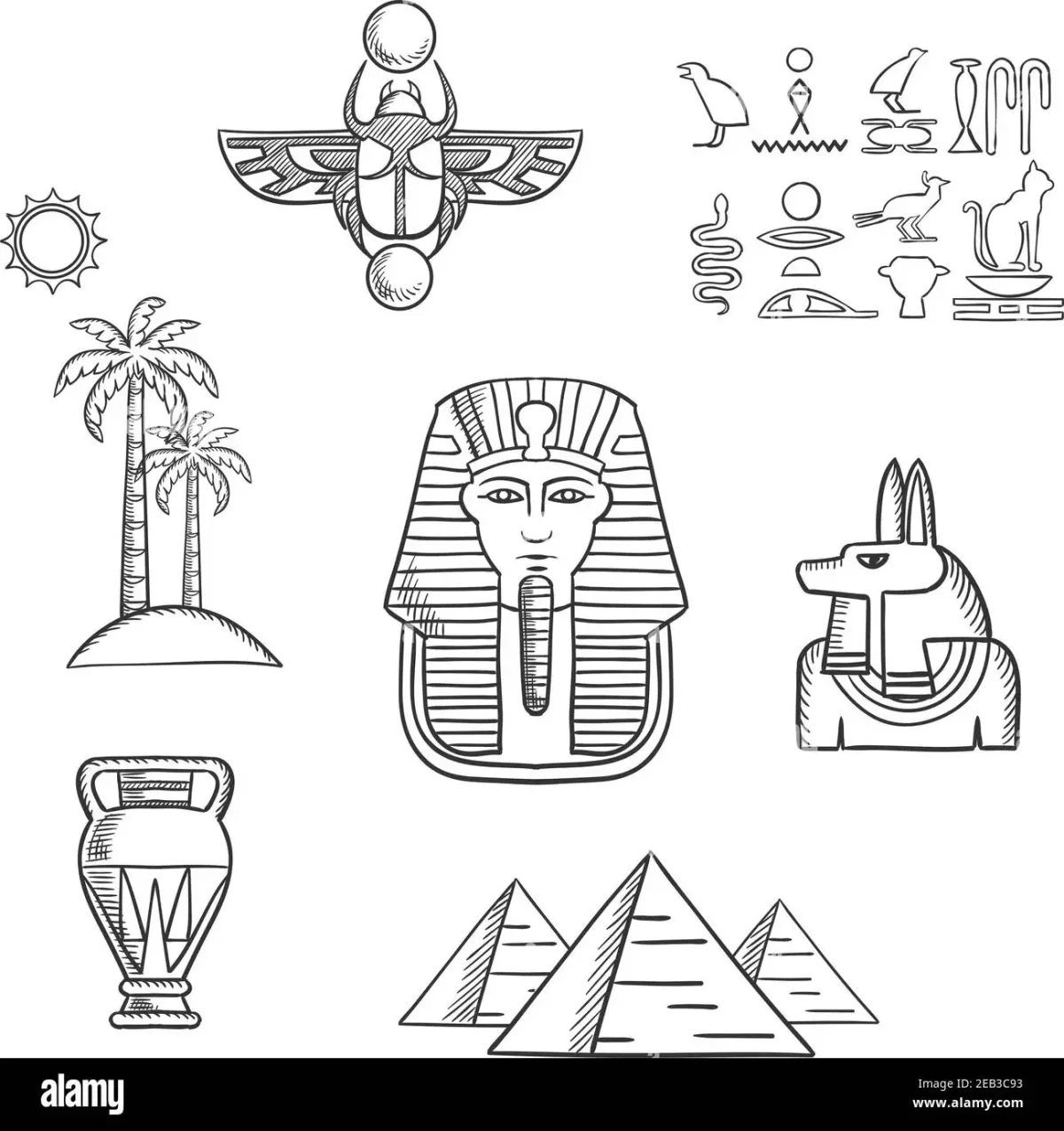 Пиктограммы древнего Египта