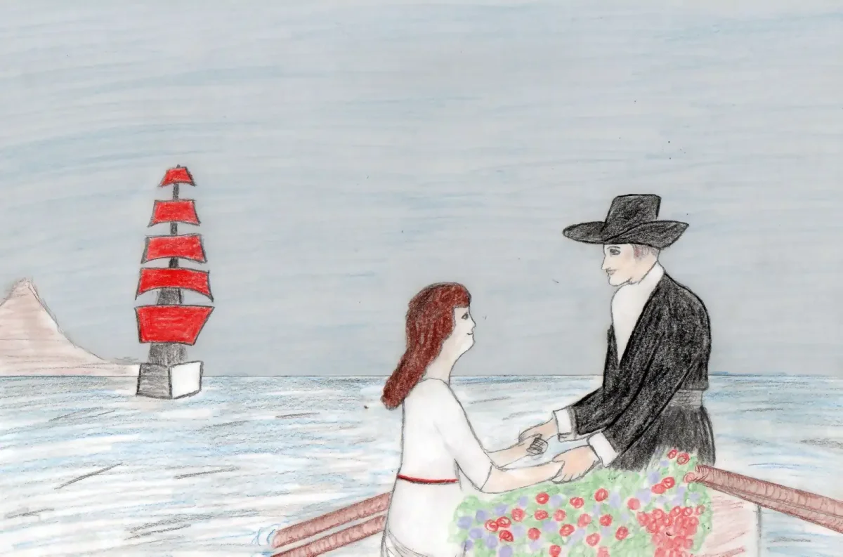 Грин Алые паруса грей иллюстрации