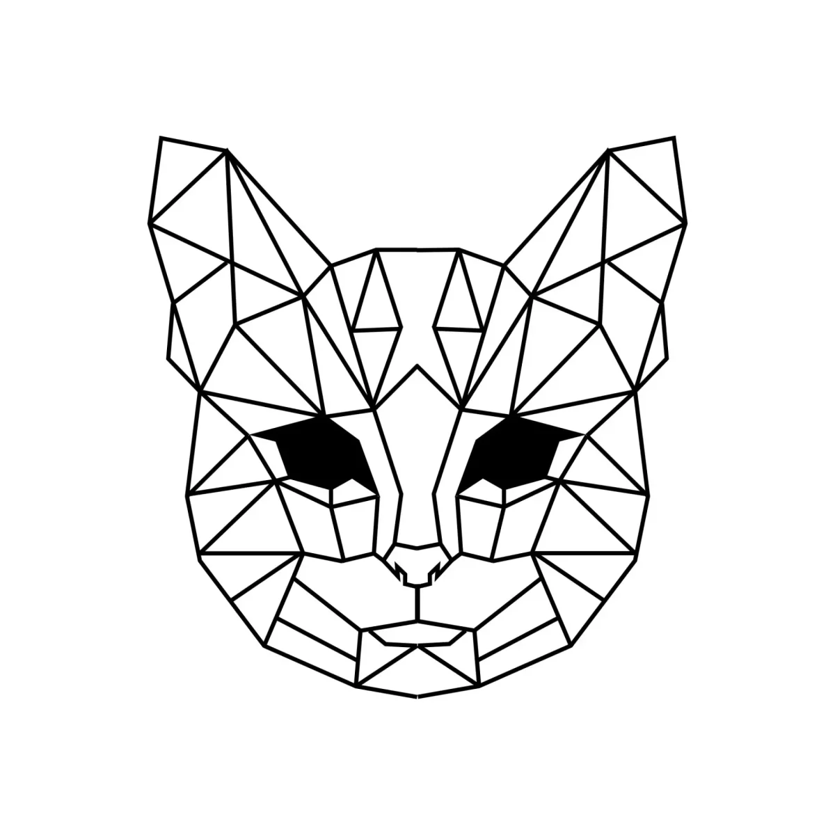 Геометрические животные своими руками