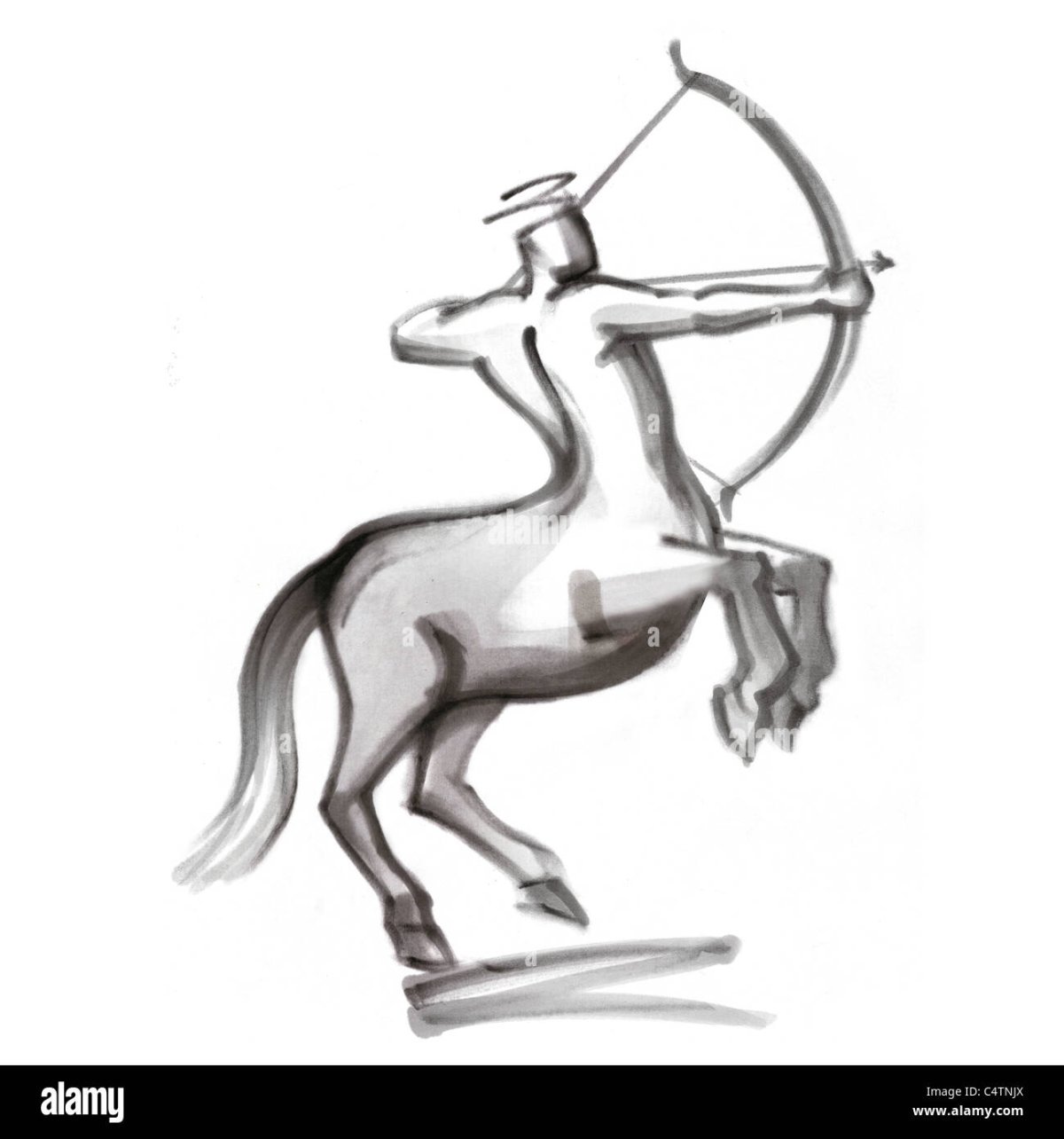 Эскиз тату медитация