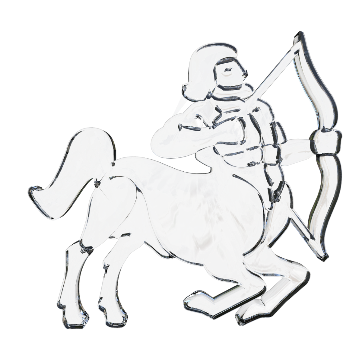 Раскраска Стрелец знак зодиака