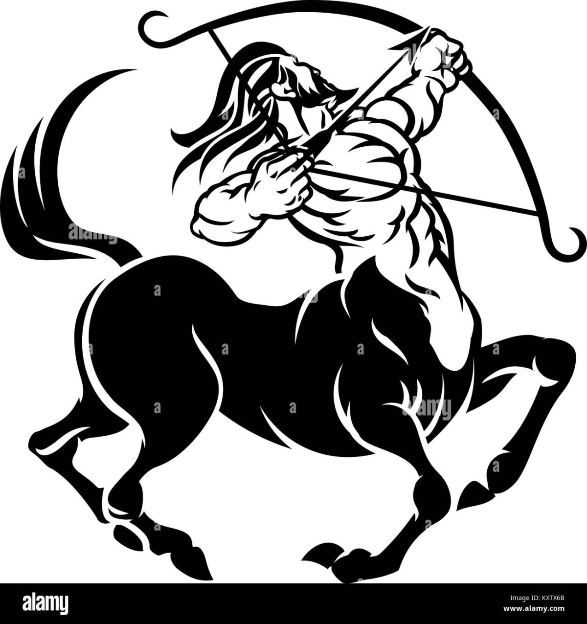 Стрелец силуэт