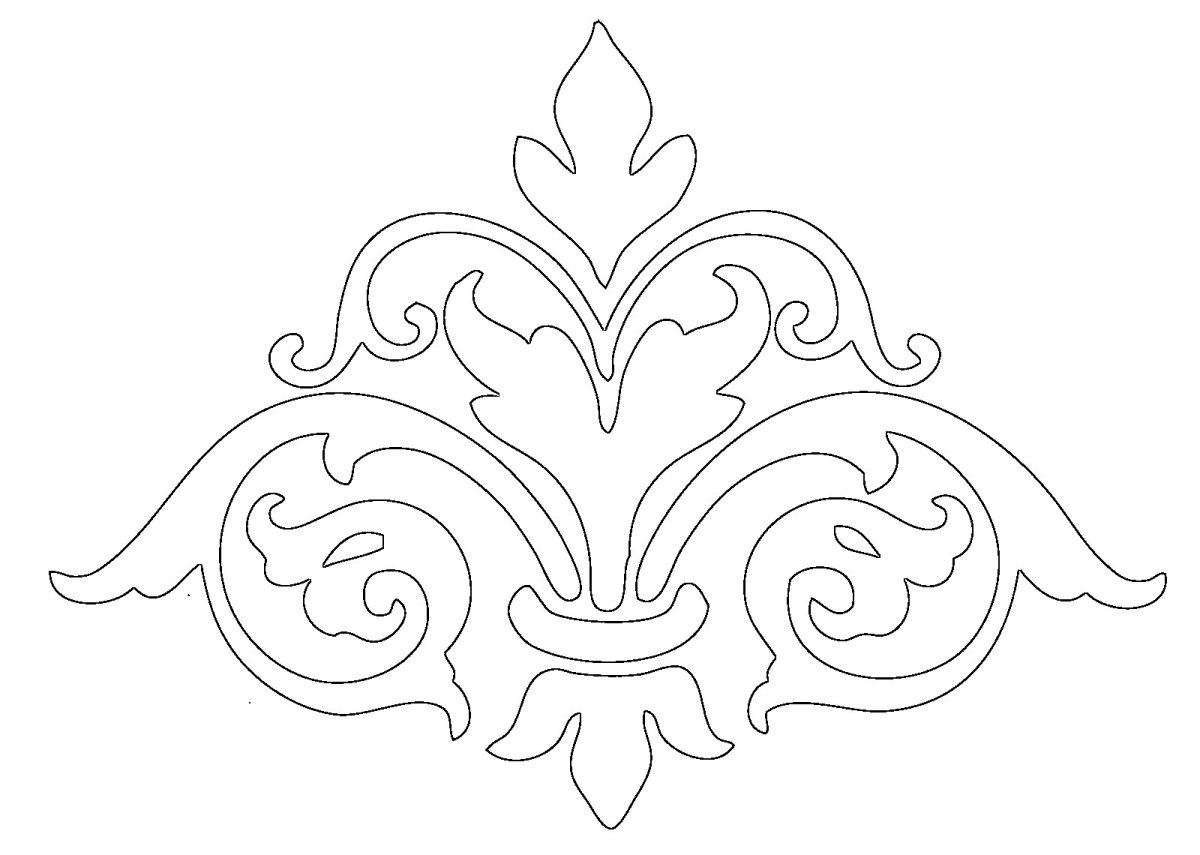Трафареты узоров для вырезания