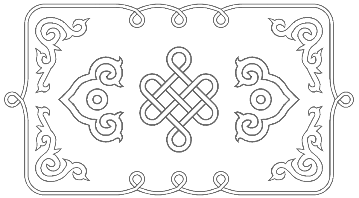 Башкирский ковер рисунок