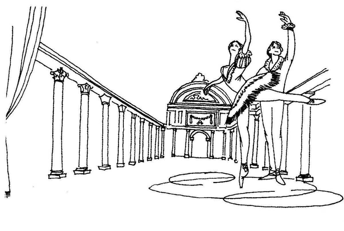 Театр раскраска для детей