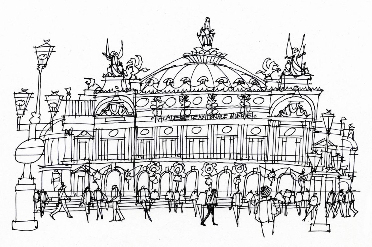 Гранд опера в Париже