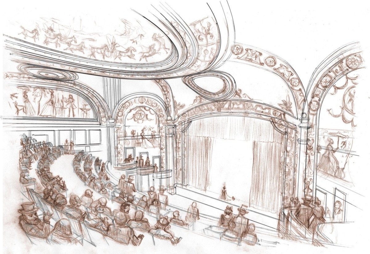 Театр иллюстрация