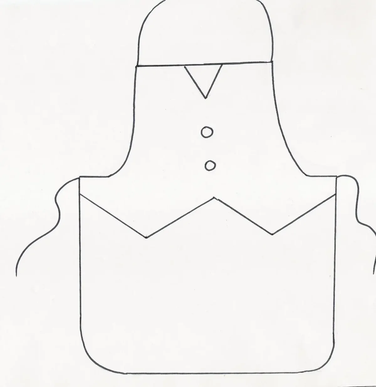 Трафарет фартука