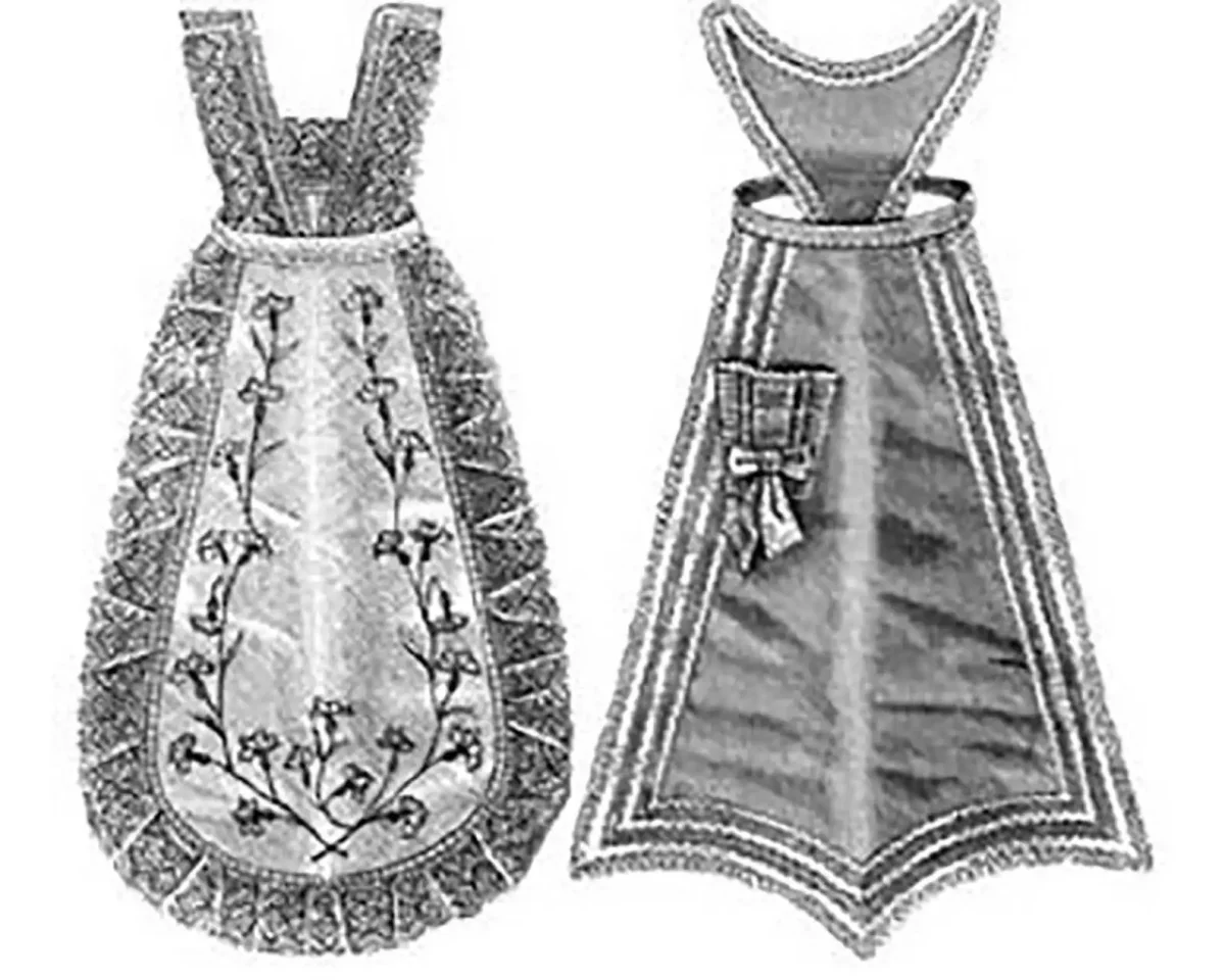 Раскраска сарафан для детей