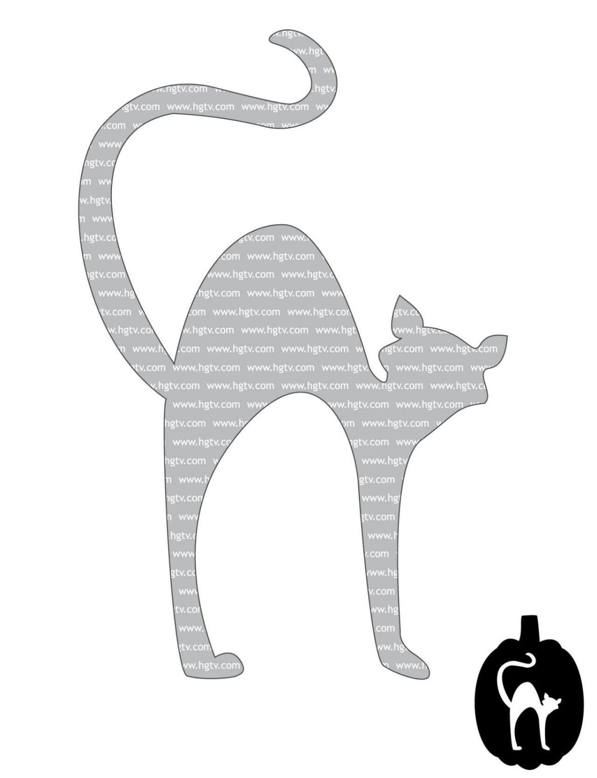 Кот с бабочкой силуэт