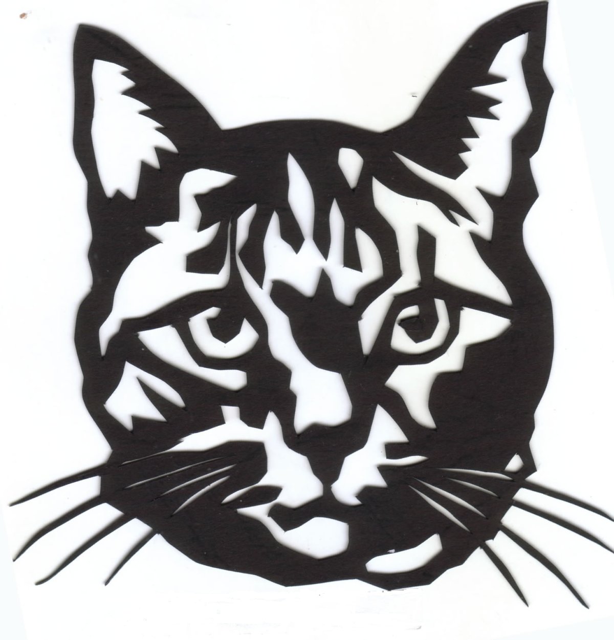 Трафареты кошек для декора