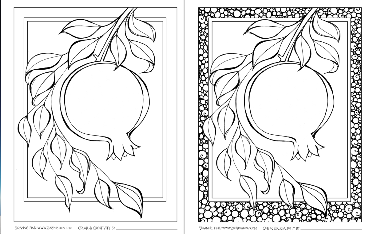 Эскиз витражей гранат