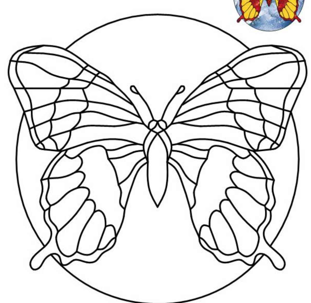 Шаблоны для витражных красок