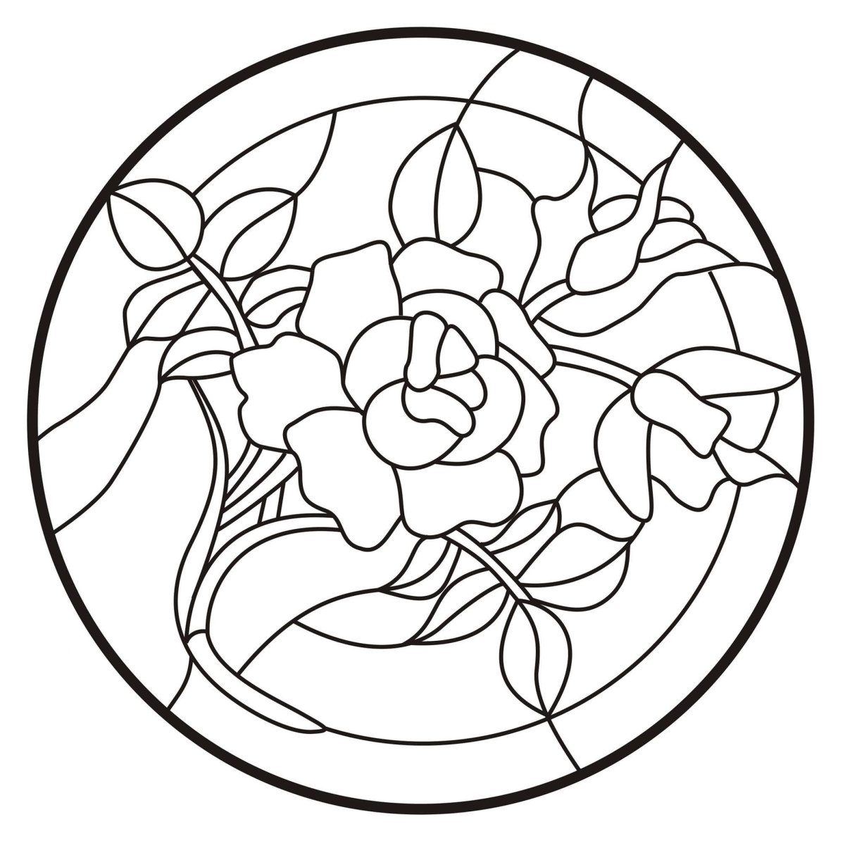 Витражные трафареты