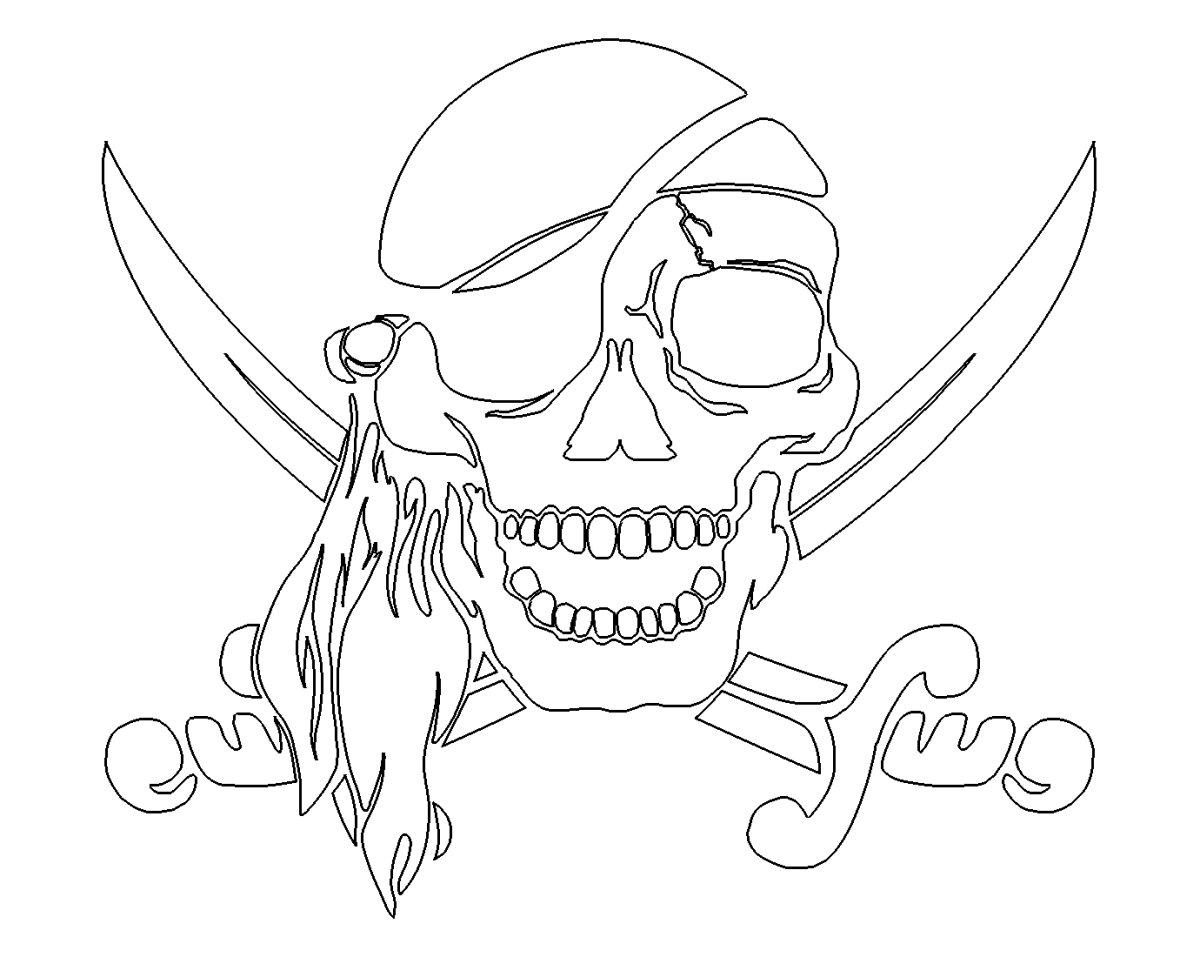 Эмблема женского пиратами