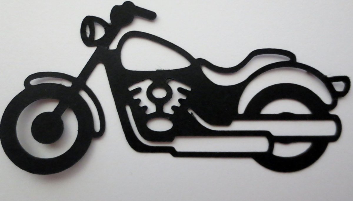 Мотоцикл чоппер вектор