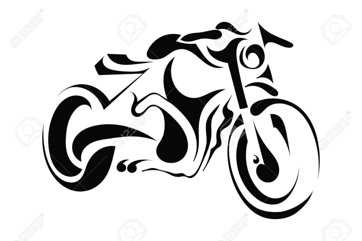 Очертание мотоцикла