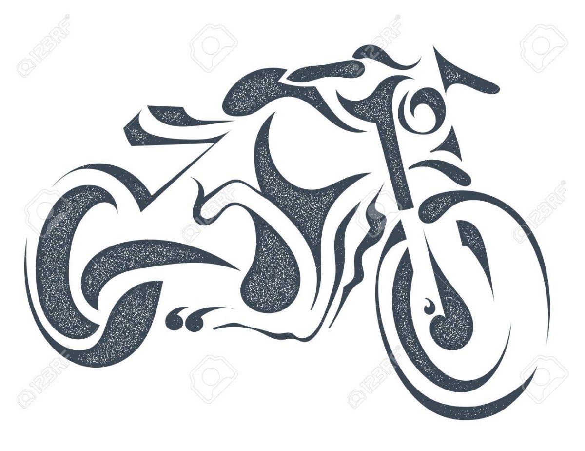 Эндуро трафарет